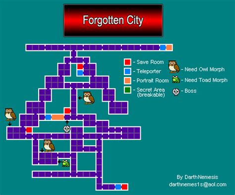 castlevania portrait of ruin forgotten city map|Category:Portrait of Ruin Maps .